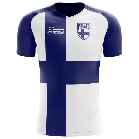 2025-2026 Finland Flag Concept Football Shirt - Adult Long Sleeve