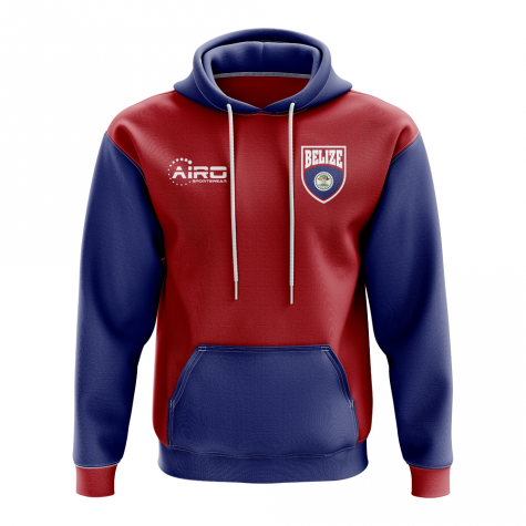 Belize Concept Country Football Hoody (Red)