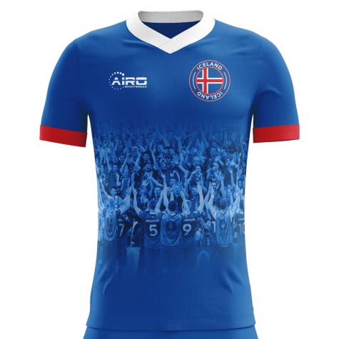 Iceland 2018-2019 Supporters Home Concept Shirt - Womens