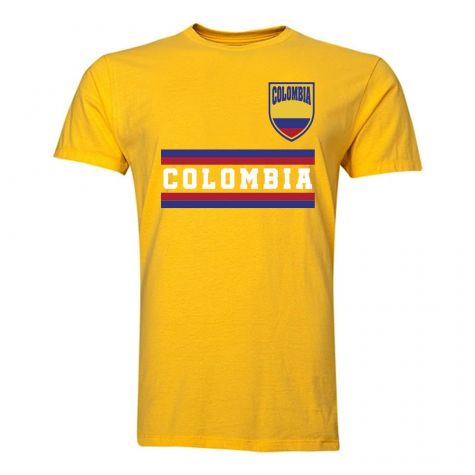 Colombia Core Football Country T-Shirt (Yellow)