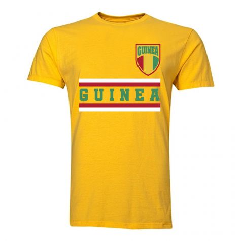Guinea Core Football Country T-Shirt (White)