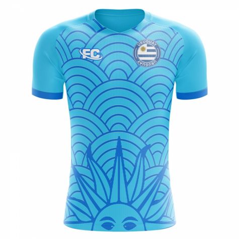 Uruguay 2018-2019 Fans Culture Concept Home Shirt - Womens