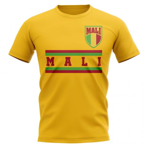 Mali Core Football Country T-Shirt (Yellow)