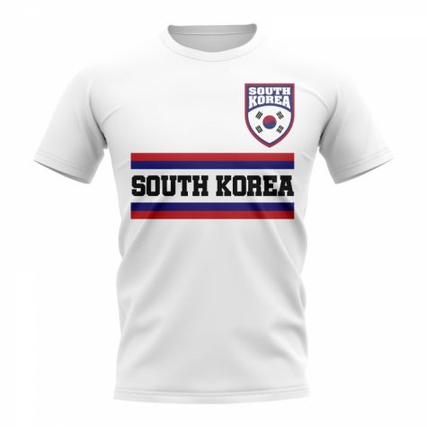 South Korea Core Football Country T-Shirt (White)