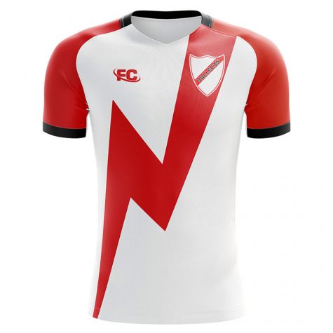 Rayo Vallecano 2018-2019 Home Concept Shirt - Adult Long Sleeve