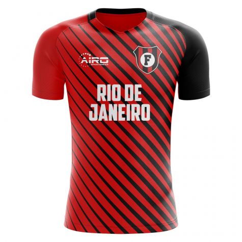 Flamengo 2019-2020 Home Concept Shirt - Kids (Long Sleeve)