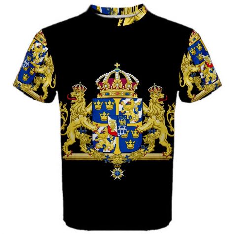 Sweden Coat of Arms Sublimated Sports Jersey (Kids)