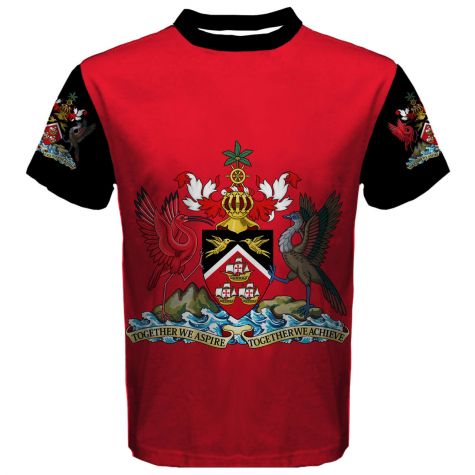 Trinidad and Tobago Coat of Arms Sublimated Sports Jersey (Kids)