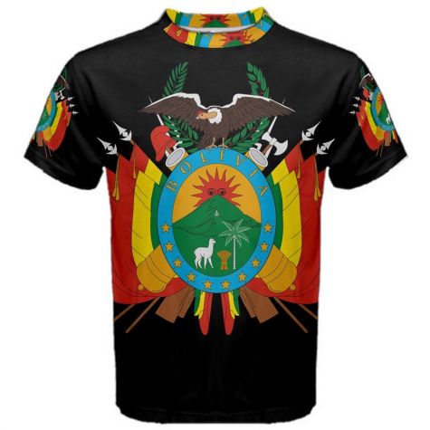 Bolivia Coat of Arms Sublimated Sports Jersey (Kids)