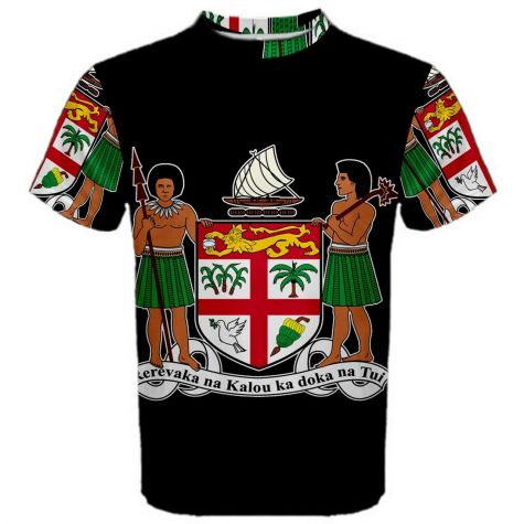 Fiji Coat of Arms Sublimated Sports Jersey (Kids)