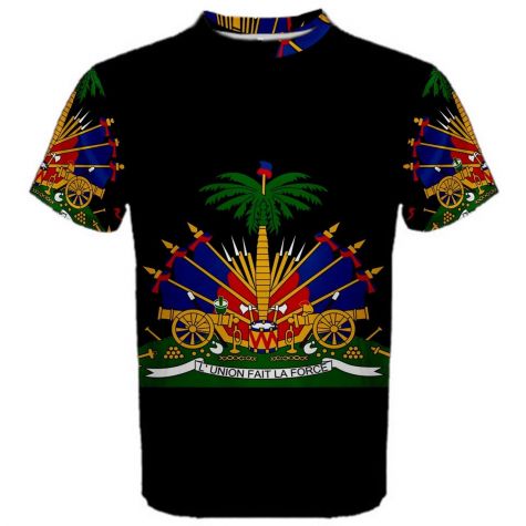 Haiti Coat of Arms Sublimated Sports Jersey
