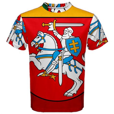 Lithuania Coat of Arms Sublimated Sports Jersey (Kids)