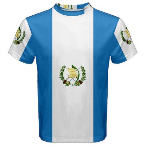 Guatemala Flag Sublimated Sports Jersey