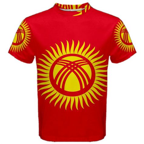 Kyrgyzstan Flag Sublimated Sports Jersey