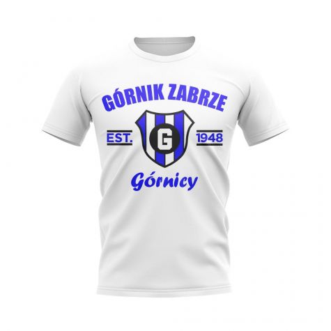 Gornik Zabrze Established Football T-Shirt (White)