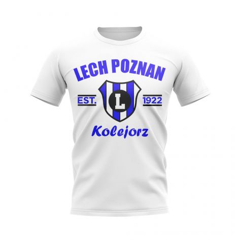 Lech Poznan Established Football T-Shirt (White)