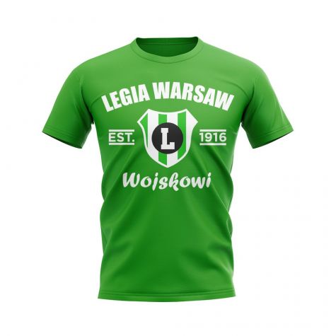 Legia Warsaw Established Football T-Shirt (Green)