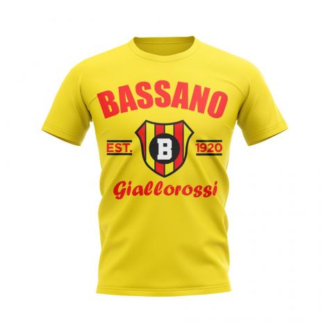Bassano Virtus Established Football T-Shirt (Yellow)