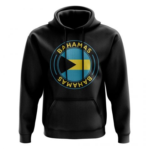 Bahamas Football Badge Hoodie (Black)