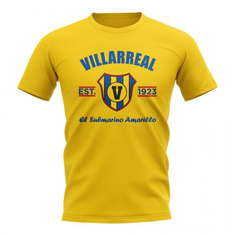 Villarreal Established Football T-Shirt (Yellow)
