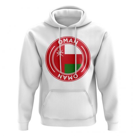 Oman Football Badge Hoodie (White)