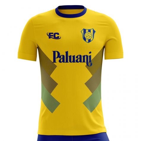 Chievo Verona 2019-2020 Home Concept Shirt - Kids (Long Sleeve)