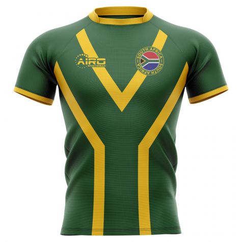 South Africa Springboks 2019-2020 Flag Concept Rugby Shirt (Kids)