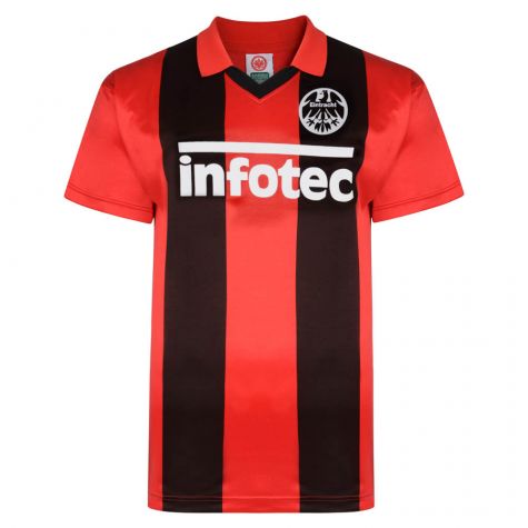 Score Draw Eintracht Frankfurt 1982 Retro Football Shirt