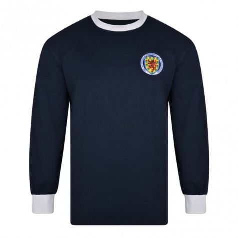 Score Draw Scotland 1967 Long Sleeve Retro Football Shirt