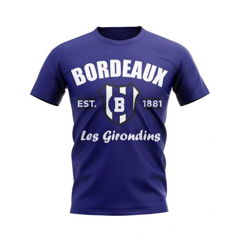 Bordeaux Established Football T-Shirt (Navy)