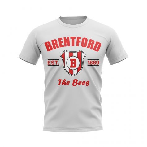 Brentford Established Football T-Shirt (White)