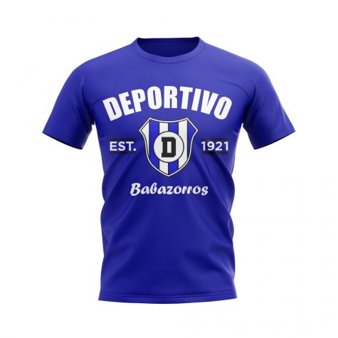 Deportivo Alaves Established Football T-Shirt (Blue)