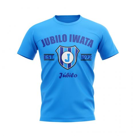 Jubilo Iwata Established Football T-Shirt (Sky)