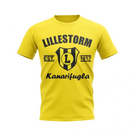 Lillestorm Established Football T-Shirt (Yellow)