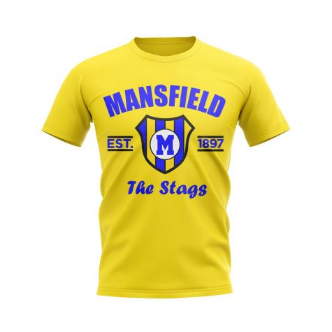 Mansfield Established Football T-Shirt (Yellow)