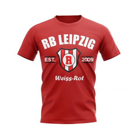 Rb Leipzig Established Football T-Shirt (Red)