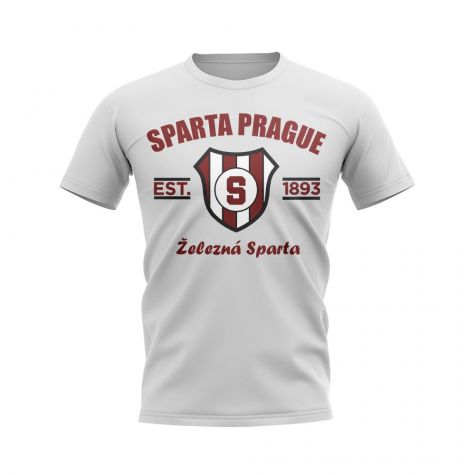 Sparta Prague Established Football T-Shirt (White)