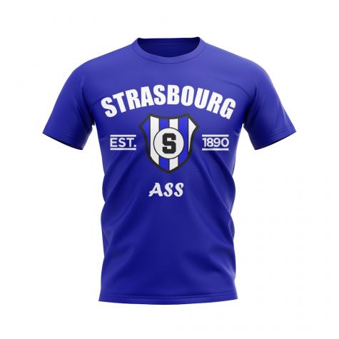 Strasbourg Established Football T-Shirt (Blue)