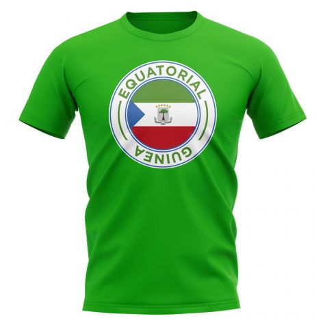 Equatorial Guinea Football Badge T-Shirt (Green)