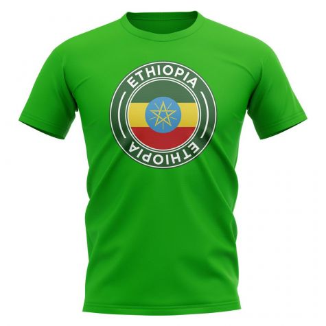 Ethiopia Football Badge T-Shirt (Green)