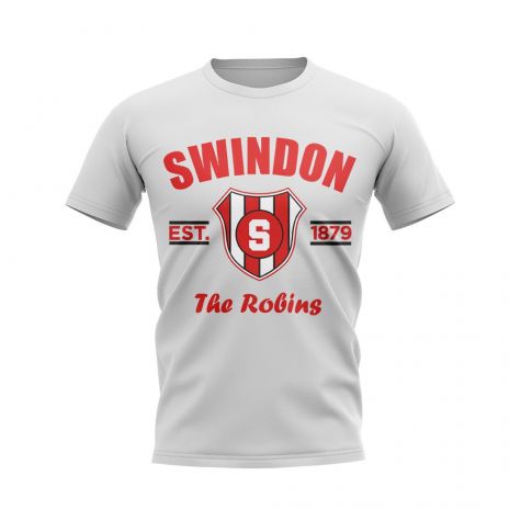 Swindon Established Football T-Shirt (White)