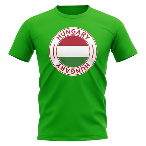 Hungary Football Badge T-Shirt (Green)