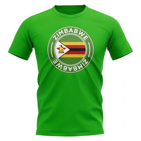 Zimbabwe Football Badge T-Shirt (Green)