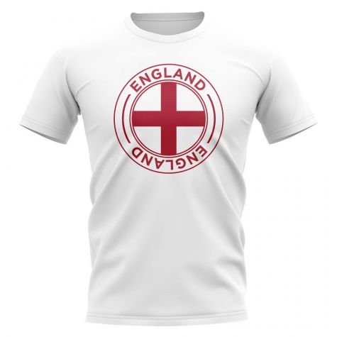 England Football Badge T-Shirt (White)