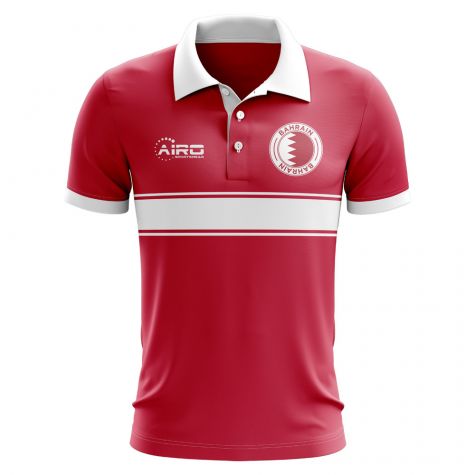 Bahrain Concept Stripe Polo Shirt (Red) (Kids)