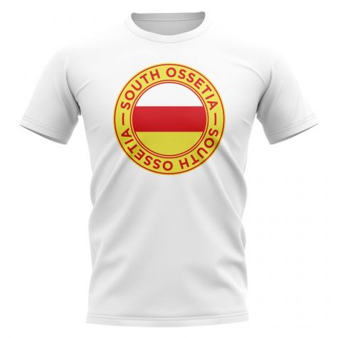 South Ossetia Football Badge T-Shirt (White)