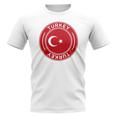 Turkey Football Badge T-Shirt (White)