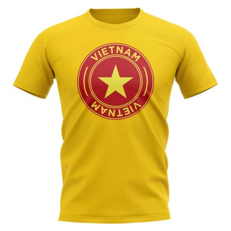 Vietnam Football Badge T-Shirt (Yellow)