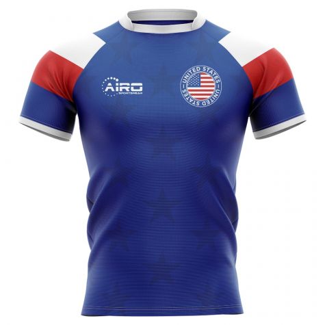 United States USA 2019-2020 Home Concept Rugby Shirt - Little Boys