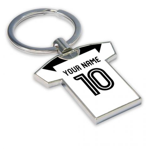 Personalised Derby County Football Shirt Key Ring